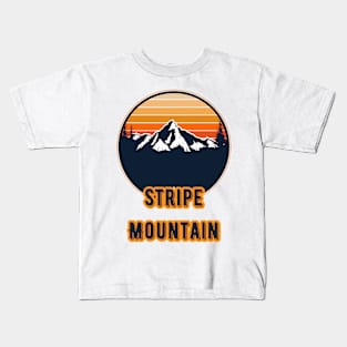 Stripe Mountain Kids T-Shirt